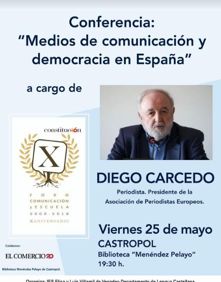 Conferencia de Diego Carcedo en Castropol