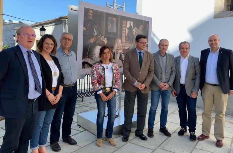 La Mesa del Parlamento de Asturias visita la exposición “El Museo del Prado sale a la calle”