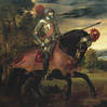 Carlos V en la batalla de Mühlberg