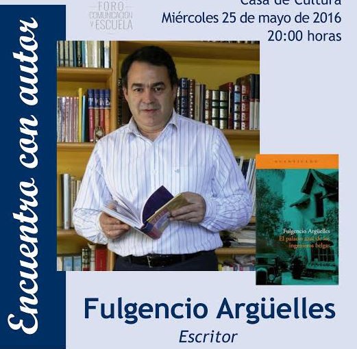 Fulgencio Argüelles con los lectores de Vegadeo
