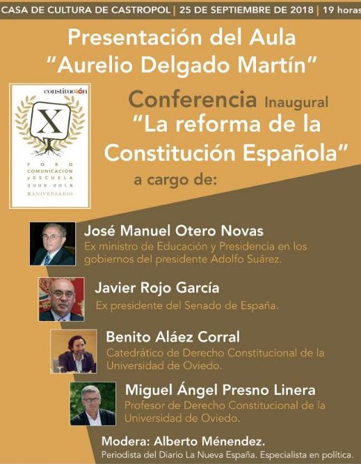 El Foro inaugura el Aula Aurelio Delgado Martín